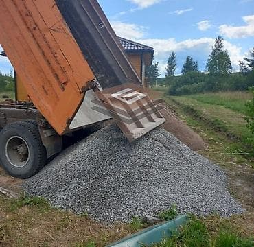Щебень, Для дренажных систем, Насыпью
