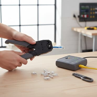 набор инструментов для автомобиля: Набор для обжима витой пары Xiaomi JIMIHOME JM-GTW5N (Кримпер, тестер — 1