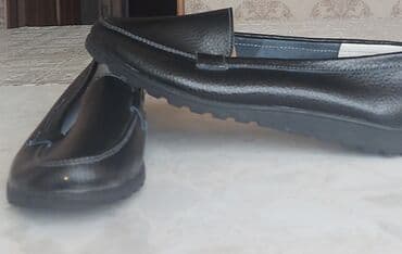 женская модельная обувь больших размеров: Туфли кожаные на плоской подошве,новые,размер 37,новые,мягкие, очень — 2