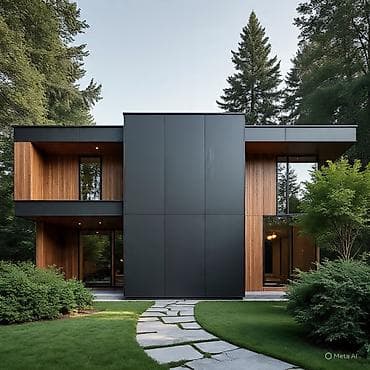 полеты деревянные: Вентилируемые фасады и облицовка композитными панелями — 1