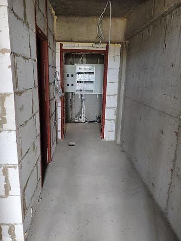 квартииа ош: 2 комнаты, 53 м², Элитка, Ошский рынок / базар Элитка, 11 этаж, ПСО (под самоотделку) — 7