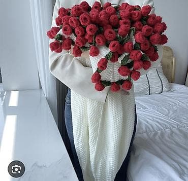 фруктовая корзина цена: Вязаные букеты роз крючком - Авторские розы, связанные вручную из — 4