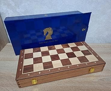 Шахматы: Шахматы деревянные Фигуры 4,3 - 7,8 см Доска 39×39 см Доставка — 1