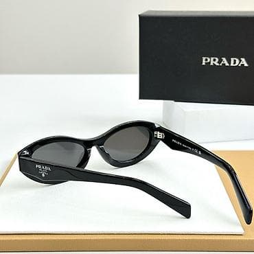 кена очки: Солнечные очки Prada - Модель: овальная/узкая овальная оправа в стиле — 3