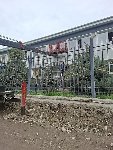 Услуги автовышки (манипулятора с люлькой) - Работа на высоте