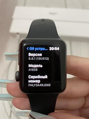 gts 2: Apple Watch Series 3, 38 мм - Корпус: алюминий Space Gray - Ремешок — 7