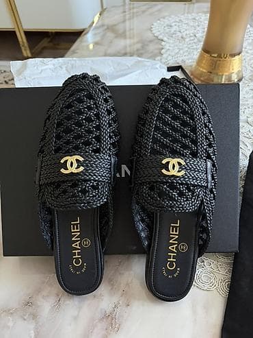 Шлёпанцы/мюли Chanel из плетёного материала Обувь новая! Не носили ни — 4