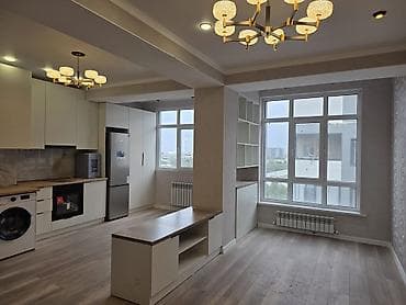 flat osh: 1 комната, 41 м², Космос Индивидуалка, 12 этаж, Дизайнерский ремонт — 2