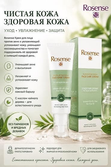 Личные вещи: Набор средств Rosense для ежедневного ухода и защиты кожи. 1) — 5