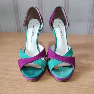 туфли замша искусственная: Туфли производства Турция, натуральная замша,носила пару раз,35 размер — 2