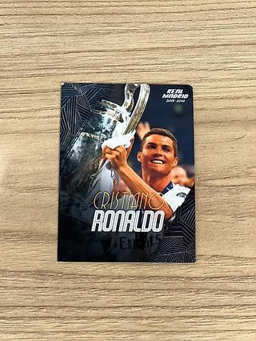 карточки футбольные: Коллекционная карточка Cristiano Ronaldo — Real Madrid 2015–2016. - — 2