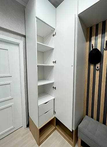 уй эмерек: Буйрутма эмеректер, Уктоочу бөлмө, Керебет, Ашкана гарнитурасы, Комод — 2