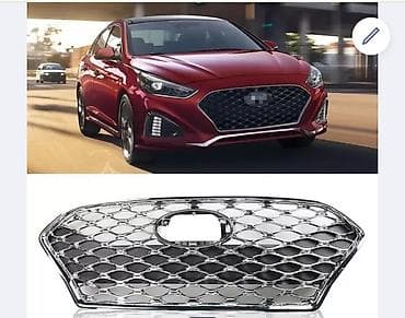 sonata: Решетка радиатора Hyundai 2017 г., Новый, Аналог — 1