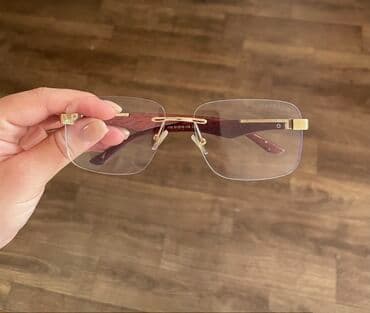 Очки MAYBACH безободковые - Форма: прямоугольные линзы с мягко