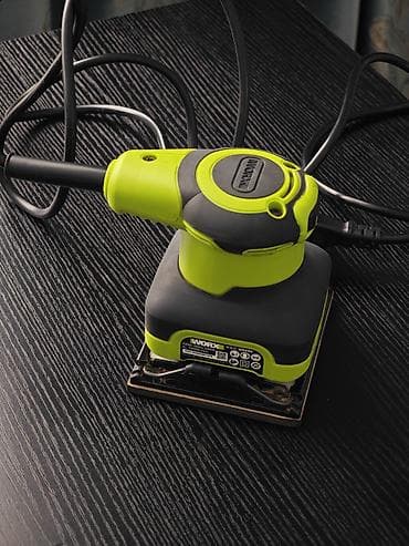 Электроинструменты: Вибрационная шлифмашина Worx WU646 + комплект наждачек + короб - Тип — 3