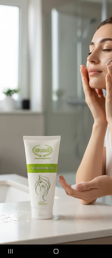 Гель для умывания лица ERSAG (Yüz Temizleme Jeli), тюбик 200 мл. -