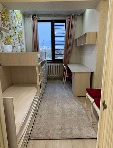 Кыймылсыз мүлк: 3 бөлмө, Спорт сарайы Кыймылсыз мүлк агенттиги, Жаныбарлары жок, 1 жылдан баштап, Толугу менен эмереги бар — 4