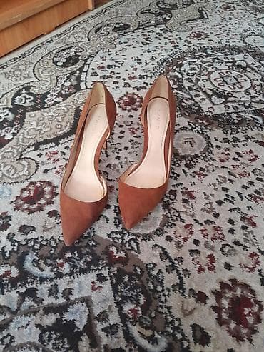 Айымдардын бут кийими: Туфли, 37, Mango, Колдонулган, түсү - Күрөң, Өзү алып кетүү — 3