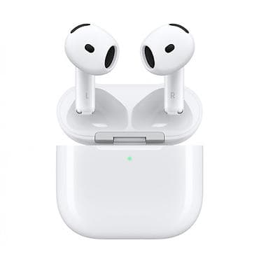 jack e4: Беспроводные вкладыши наушники, Apple, AirPods 4, Б/у — 1