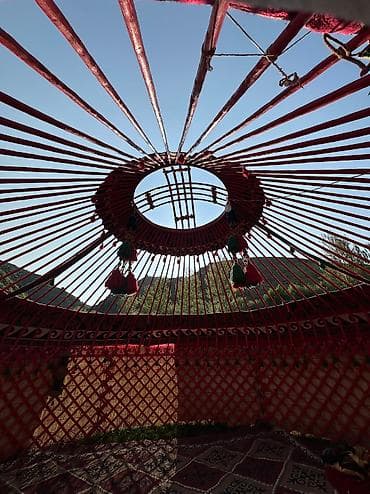 Юрты: Аренда юрты, Каркас Деревянный, 75 баш, Казан, Стулья, Посуда — 4