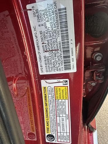 Honda: Honda Accord: 2018 г., 2 л, Гибрид, Седан — 5