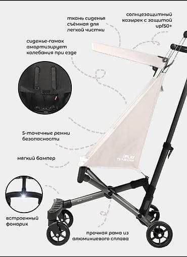 коляска kidillo: Новая Тренд 2026 Детская прогулочная коляска-трость (толкаемая — 10