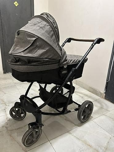 Коляска, Другой бренд, цвет - Серебристый, Б/у, Самовывоз