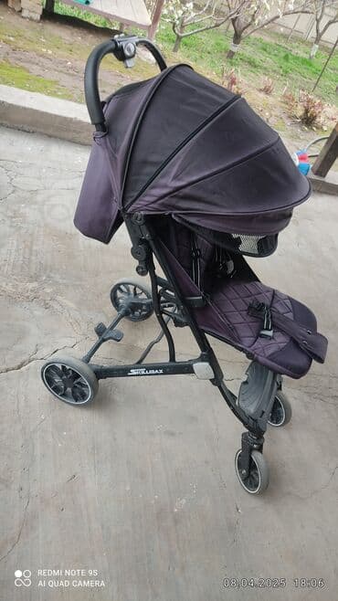 продаю в связи с переездом: Коляска, цвет - Фиолетовый, Б/у — 2