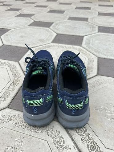 костюм 90 х мужской: Мужские кроссовки, 41.5, Asics, Б/у, цвет - Синий, Самовывоз — 4