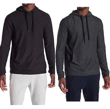 90 DEGREE BY REFLEX. Толстовка с капюшоном из утепленного пуловера -