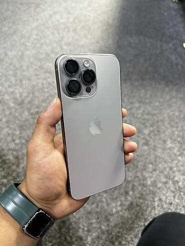 glorious model d: IPhone 15 Pro Max, Б/у, 256 ГБ, Natural Titanium, 79 % — 2