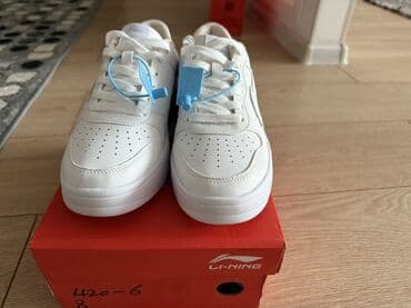 кеды lining: Кроссовкалар, 38, Жаңы, түсү - Ак, Акысыз жеткирүү — 4