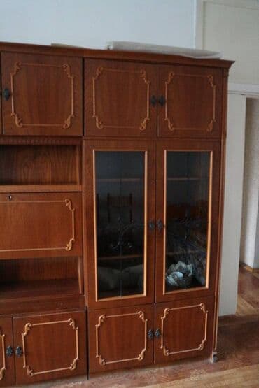 финская стенка: Гарнитур для зала, Б/у, Дерево, Самовывоз — 17