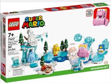 детские игрушечные машины: Lego Super Mario 👲 71417 Снежные приключения моржа-кувыркуна🦭 — 1
