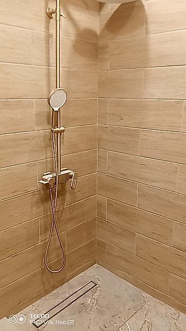 Кухонные принадлежности: Душевая система с верхним тропическим душем и ручной лейкой - — 3