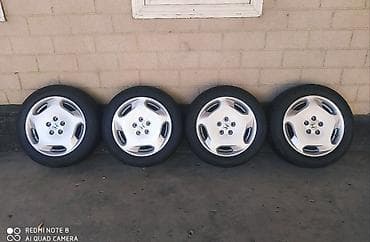 70 сом: Дөңгөлөктөр монтажда 215 / 60 / R 17, Жай, Колдонулган, Комплект, Жеңил унаалар, Куйма, тешиктери - 5 — 1