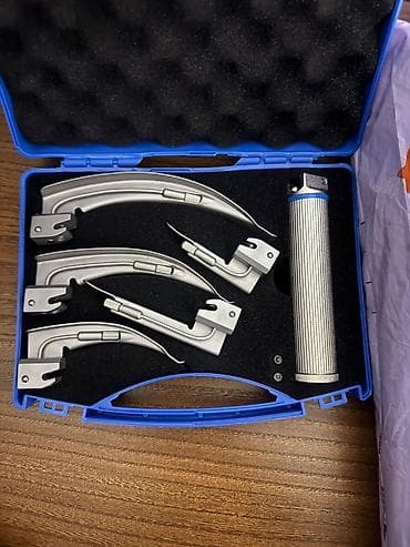 вет препараты: Ветеринарный набор для интубации с LED-подсветкой в кейсе. Состав: - — 1