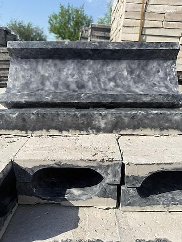 Үй жана бакча: Тротуардык бордюр, Бетон, Ийилген, 50 — 9