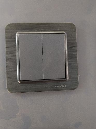 led matrix panel: Двухклавишный настенный выключатель Arvia. - Тип: механический, 2 — 1