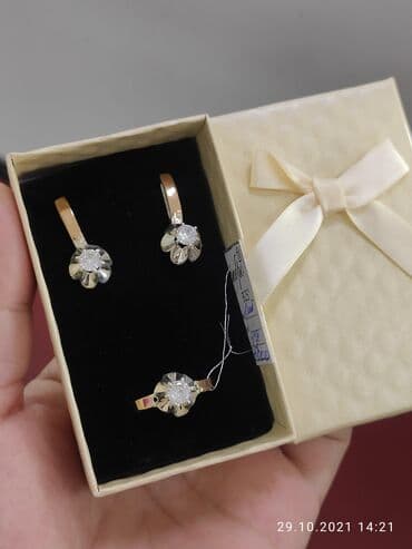 свадебные платья от производителя: Набор украшений, Проба 925, Женские, Новый — 1