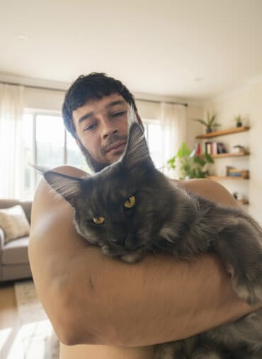 продаю в связи с переездом: Вязка: Мейн-кун, Мальчик, 2 года, С документами, С прививками — 1