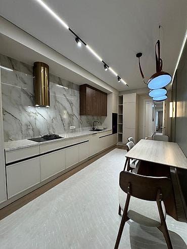 sky: 3 комнаты, 116 м², Асанбай мкр Элитка, 15 этаж, Дизайнерский ремонт — 2