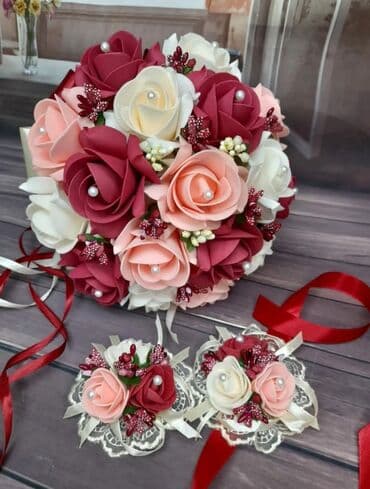 🔥Букеты от 1200 сом 🔥 🔥Бутоньерки 150-250 сом🔥 Свадебные букеты в lalafo.kg да 🔥Букеты от 1200 сом 🔥 🔥Бутоньерки 150-250 сом🔥 Свадебные букеты в