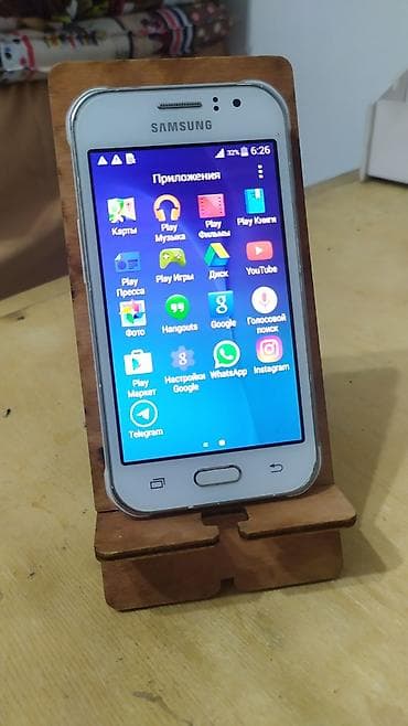 Мобильные телефоны и аксессуары: Samsung Galaxy J1 Duos, Б/у, 8 ГБ, цвет - Белый, 2 SIM — 1