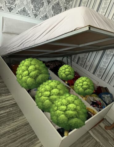 шкаф для однжды: Кровать с подъемным механизмом, обеспечивающая удобное хранение вещей — 2