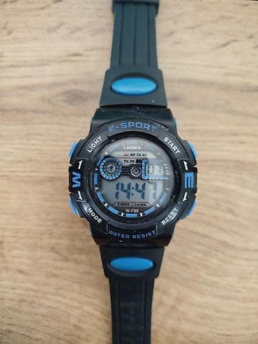 де косы: Спорттук сааттар саат, Таймер жана секунда өлчөгүч, Суу өткөрбөөчү, Балдага, Колдонулган — 3