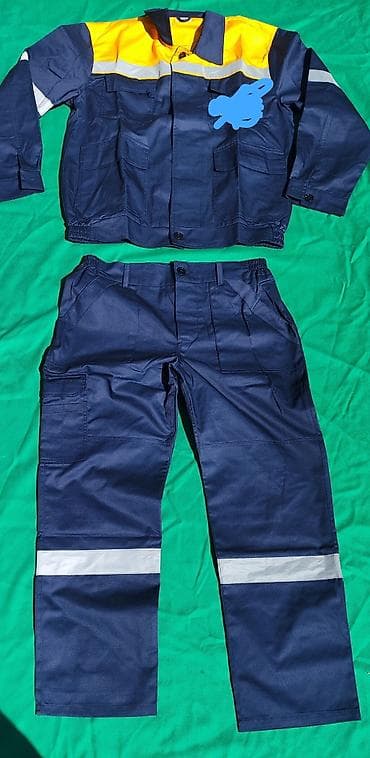 строительные форма: Костюм рабочий сигнальный (куртка + брюки) Описание: - Комплект для — 2