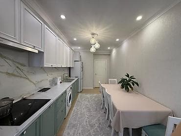 osh flat: 3 комнаты, 108 м², Ала-Арча ТРЦ Элитка, 5 этаж, Евроремонт — 2