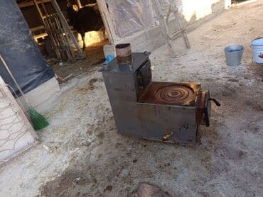 спортивный костюм м: Металлическая печь-сапок с варочной поверхностью и водяным контуром - — 3