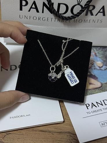 too faced: Подвеска Pandora с цепочкой - Материал: серебро 925 пробы (ярлык на — 2